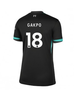 Billige Liverpool Cody Gakpo #18 Bortedrakt Dame 2024-25 Kortermet